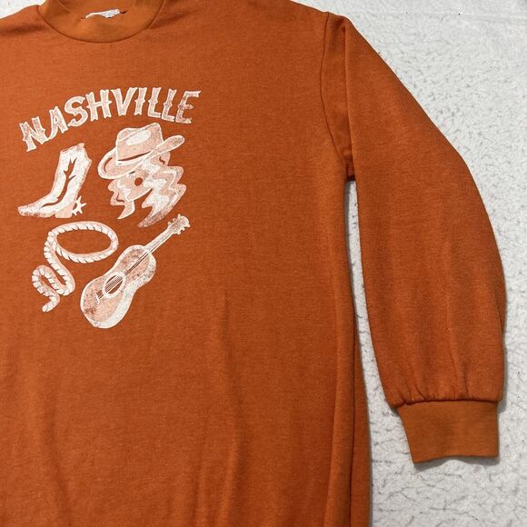 Saturday/Sunday Anthropologie Women Medium Oversized Fleece Nashville Sweatshirt - Picture 5 of 12